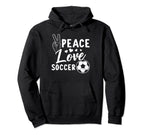 Peace Soccer Soccer Hoodie - Unique Graphic for Adults