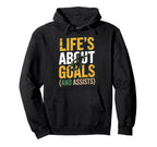 Funny Soccer Art Soccer Hoodie - Casual Everyday Wear for Adults