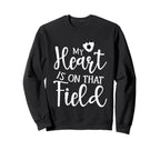 My Heart Is That Field Soccer Sweatshirt - Novelty Apparel Men Women