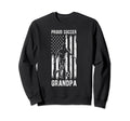 Proud Soccer Grandpa Usa Flag Family Sweatshirt - Custom Art Print Unisex