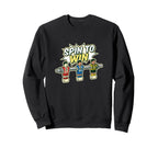 Spin To Win Foosball Player Table Sweatshirt - Novelty Apparel Men Women