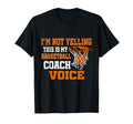 Im Not Yelling This Is My Basketball T-Shirt - Minimalist Print Unisex