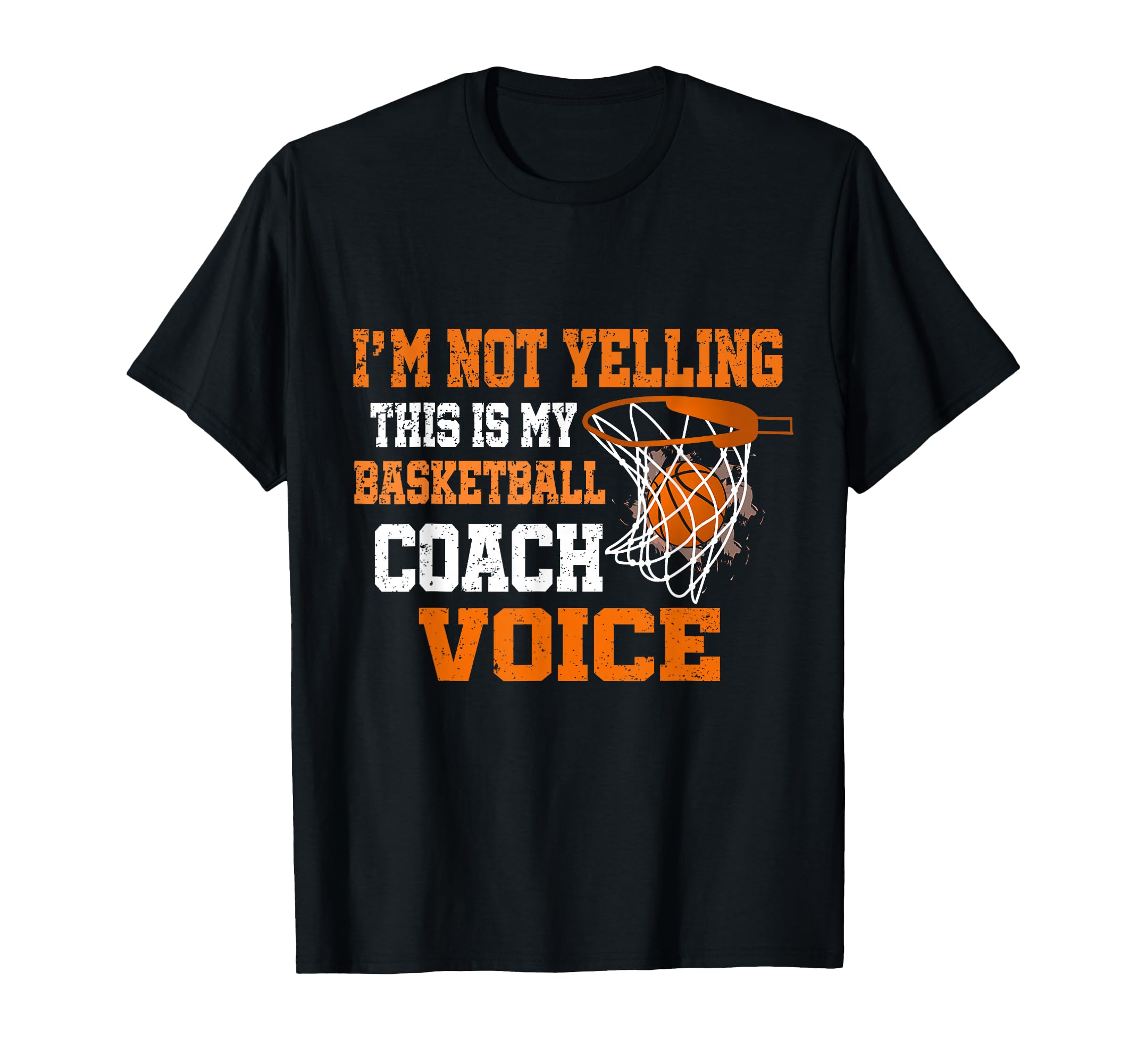 Im Not Yelling This Is My Basketball T-Shirt - Minimalist Print Unisex