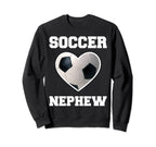 Soccer Nephew Family Matching Sport Sweatshirt - Trendy Graphic for Adults
