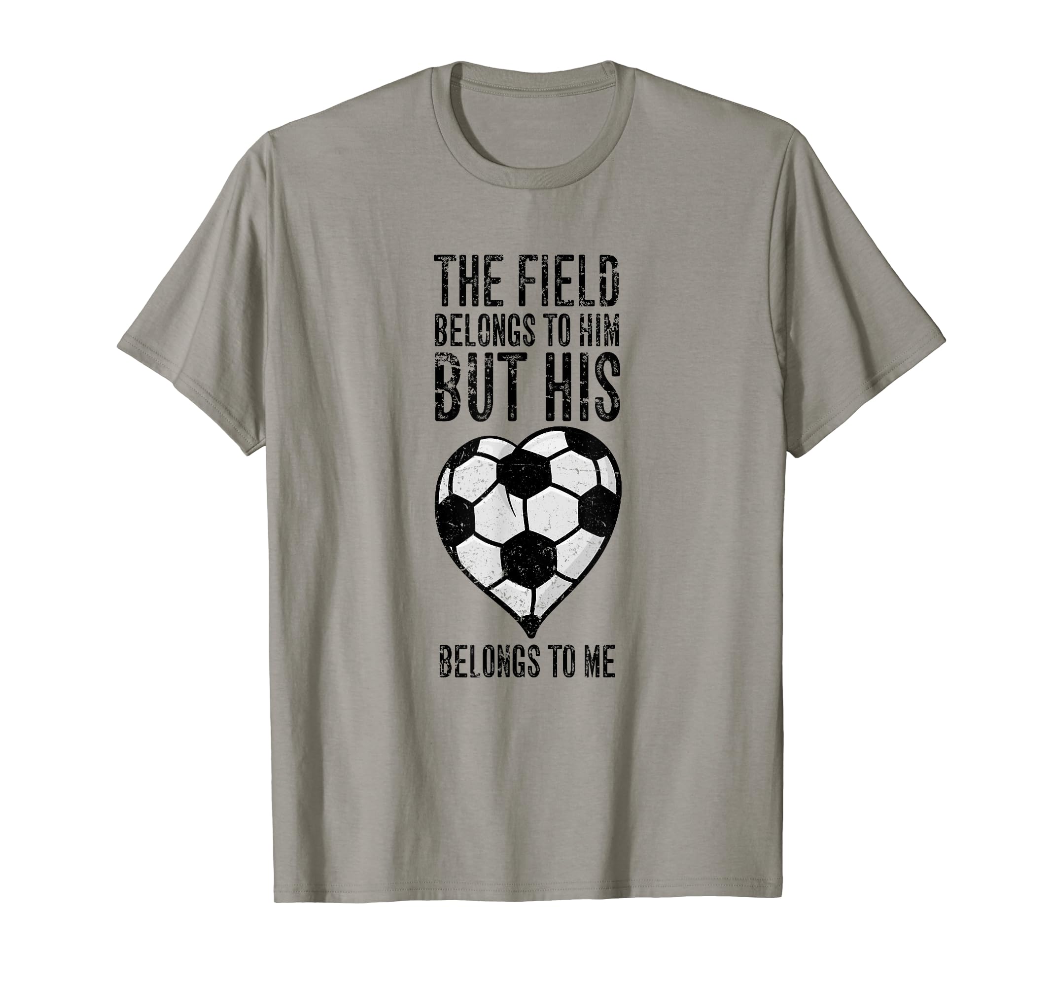 Soccer Player Girlfriend Or Wife Soccer T-Shirt - Custom Art Print Unisex