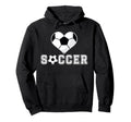 Love Soccer Heart Ball Play Gift Sports T-Shirt - Minimalist Print Unisex