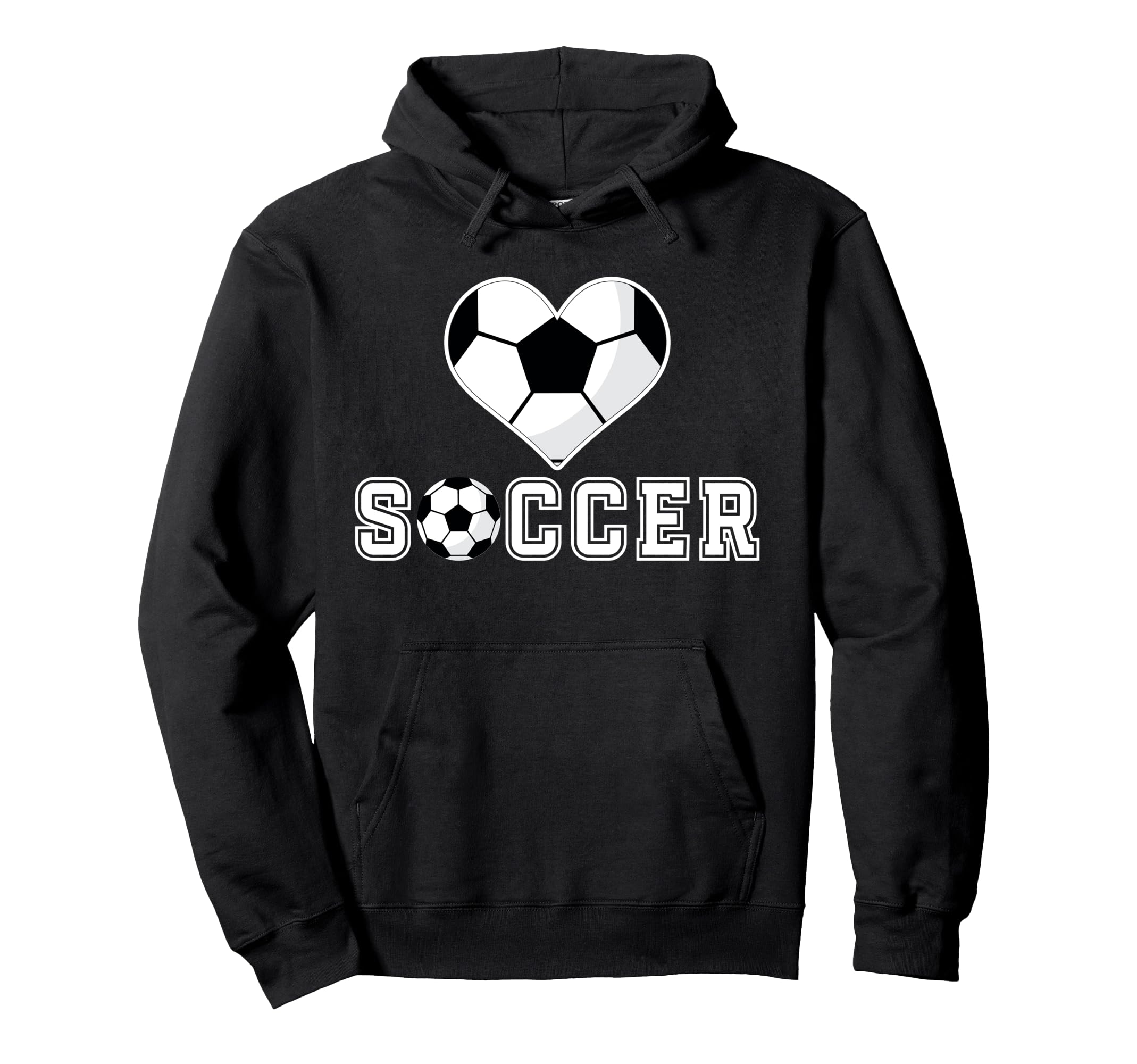 Love Soccer Heart Ball Play Gift Sports T-Shirt - Minimalist Print Unisex