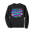 Soccer Mom Leopard Game Day Sweatshirt - Trendy Graphic for Adults