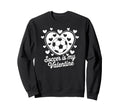 Soccer Is My Valentine Funny Love Sweatshirt - Novelty Apparel Unisex