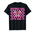 Birthday Lets Kick It Soccer Mom T-Shirt - Aesthetic Graphic for Adults