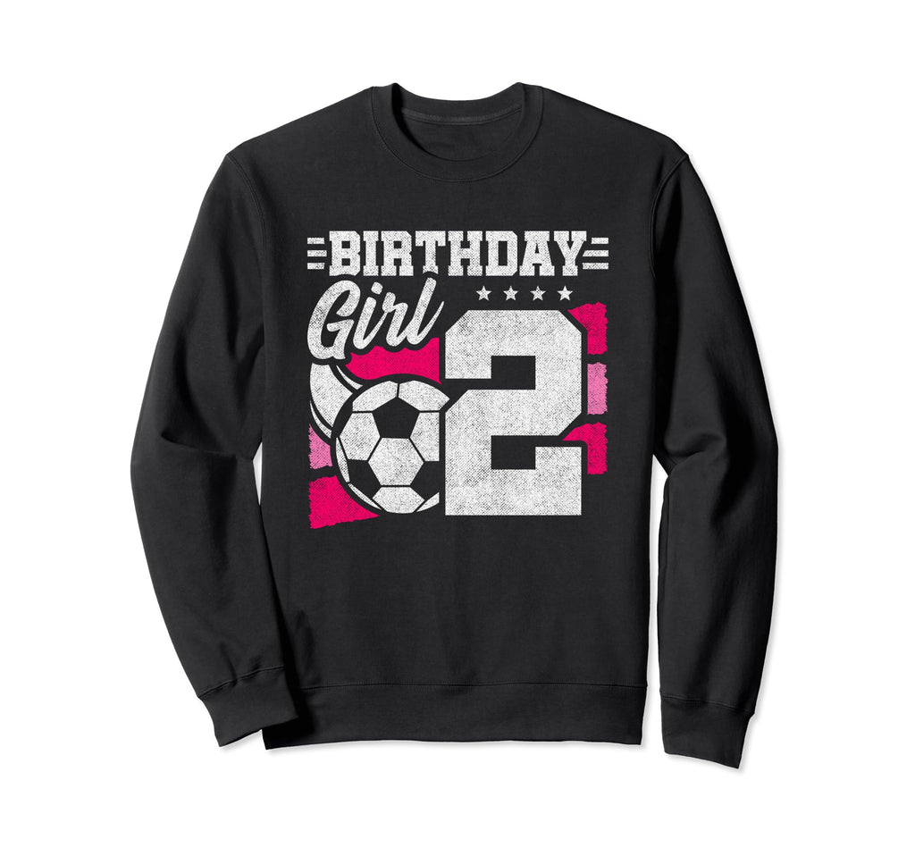 2 Year Old Soccer Birthday 2Nd Birthday Sweatshirt - Unique Graphic Unisex