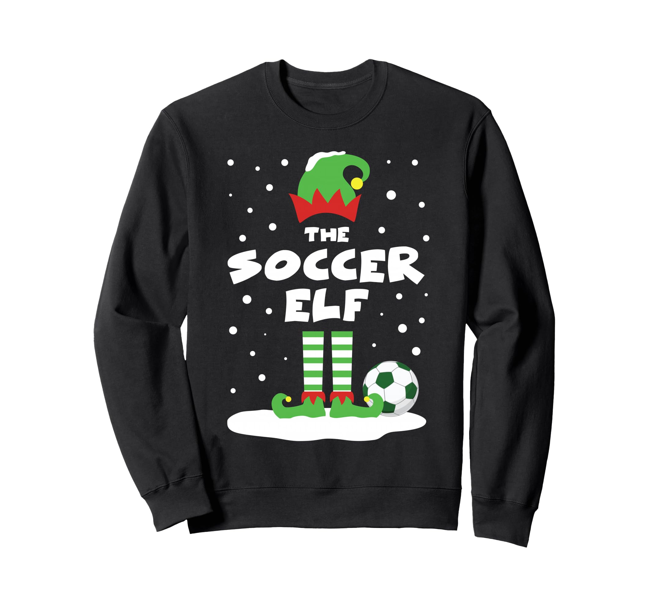 Soccer Elf Matching Group Family Sweatshirt - Novelty Apparel Unisex
