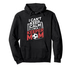 Keep Calm Im Keeper Mom Soccer Player Hoodie - Minimalist Print Unisex