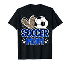 Soccer Mom Soccer Player Mother T-Shirt - Custom Art Print for Adults
