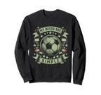 Soccer Player Soccer Sweatshirt - Aesthetic Graphic Unisex