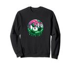 Soccer Ball Dripping Melting Sweatshirt - Novelty Apparel for Adults