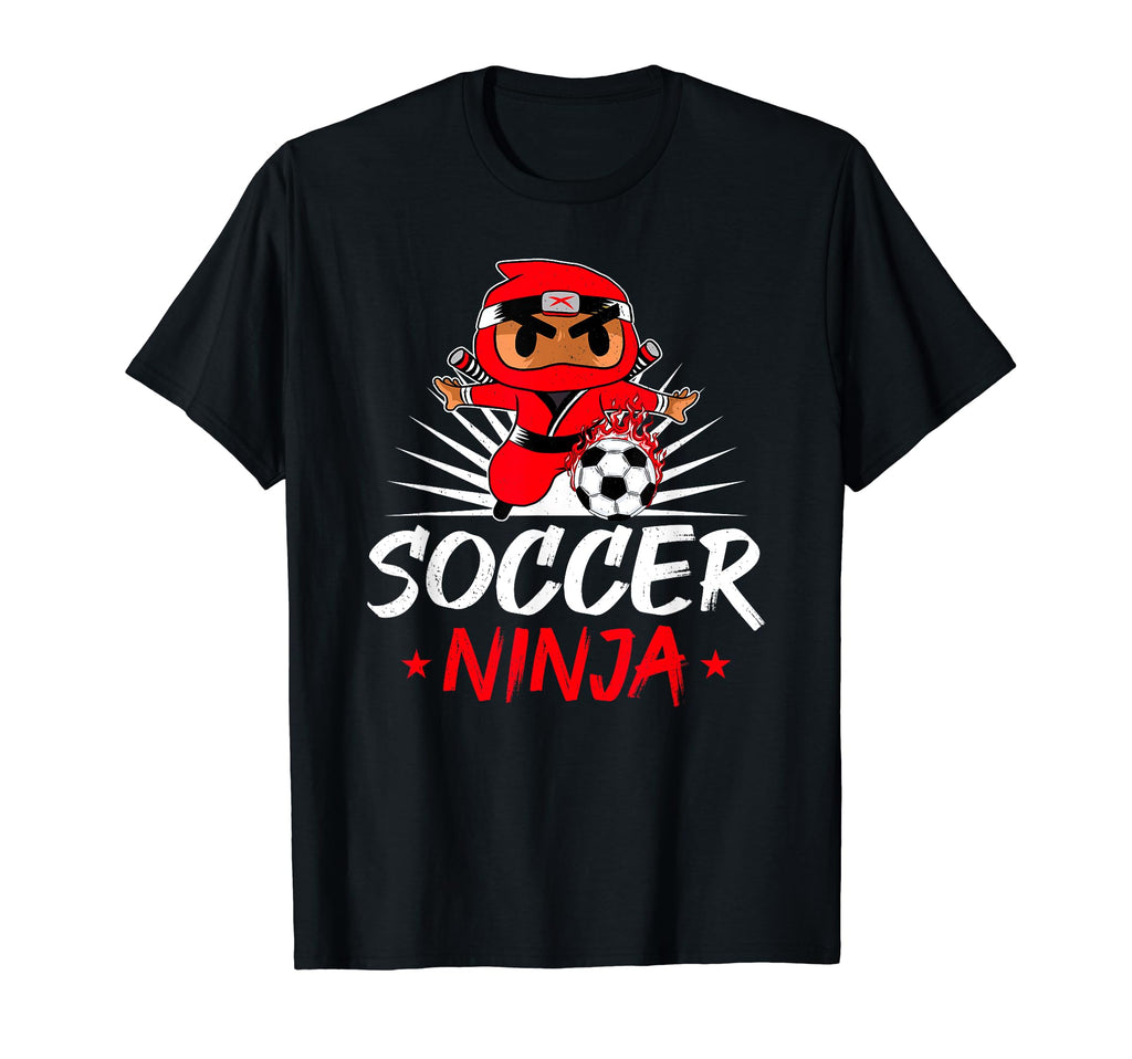Funny Soccer Ninja Soccer Player Legend T-Shirt - Unique Graphic Men Women