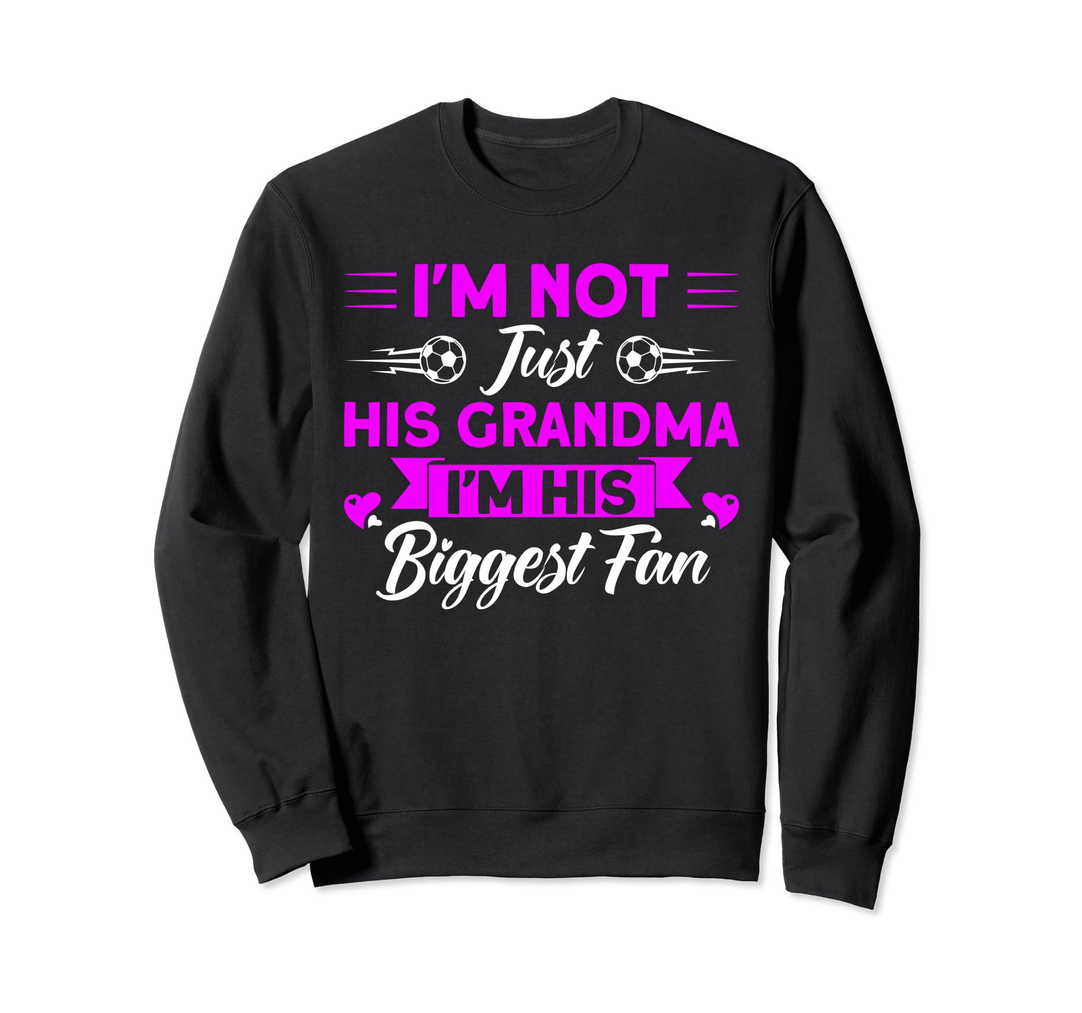 Soccer Grandma Family Matching Sweatshirt - Fun Novelty Design for Adults
