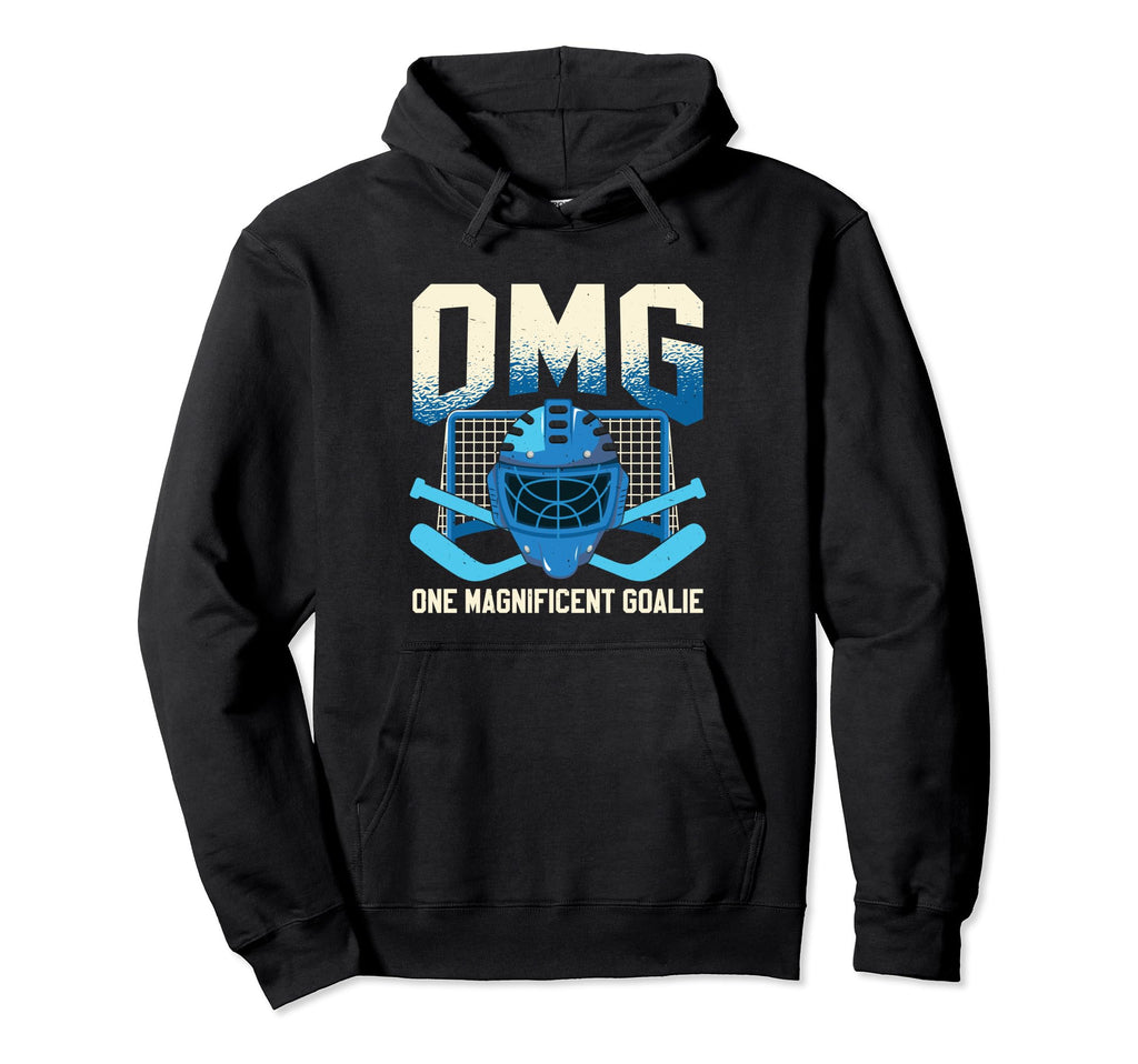 Goalkeeper Ice Hockey Goalie Hoodie - Novelty Apparel for Adults