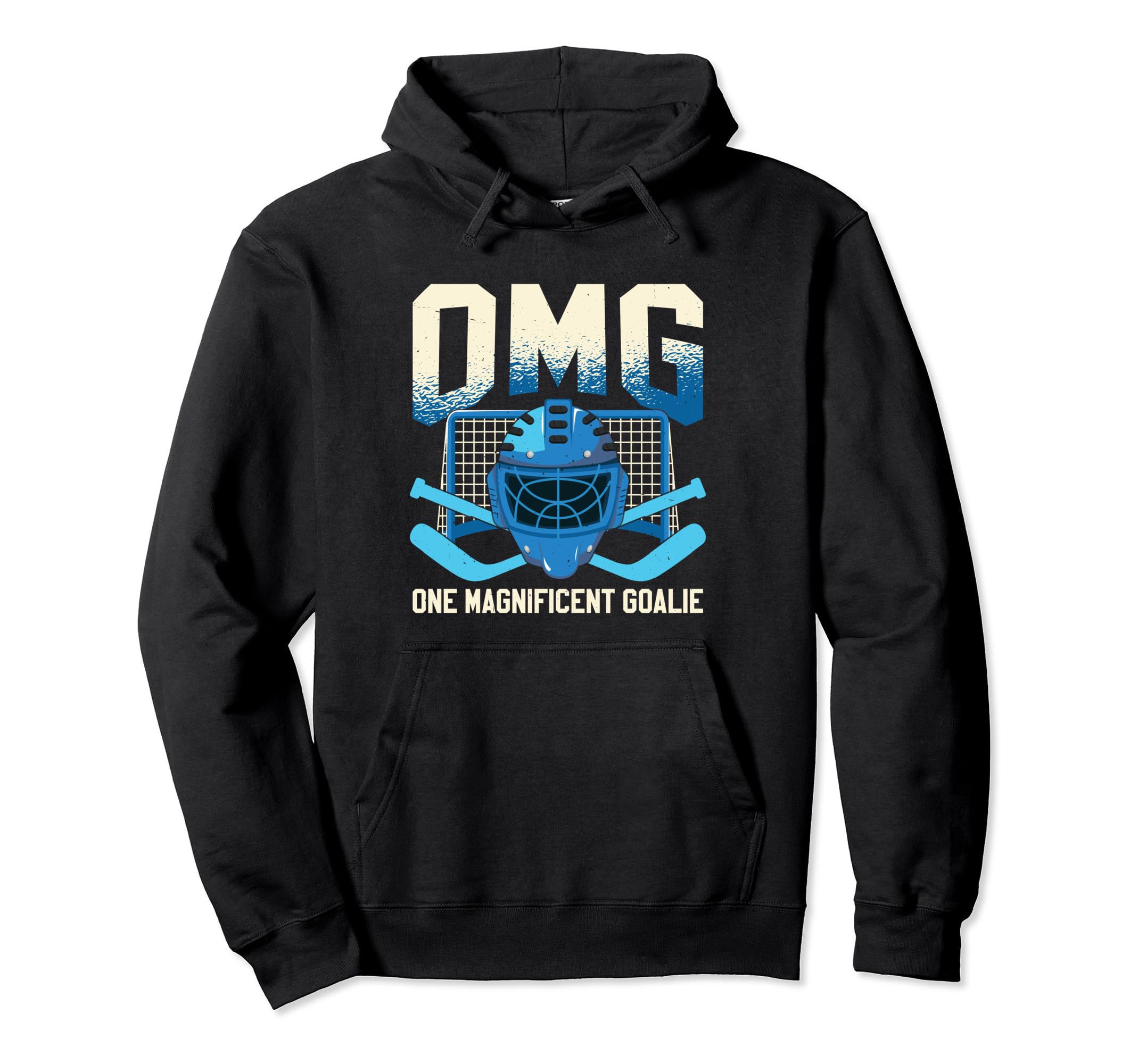 Goalkeeper Ice Hockey Goalie Hoodie - Novelty Apparel for Adults