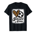 Soccer Mama Leopard Heart T-Shirt - Aesthetic Graphic for Adults