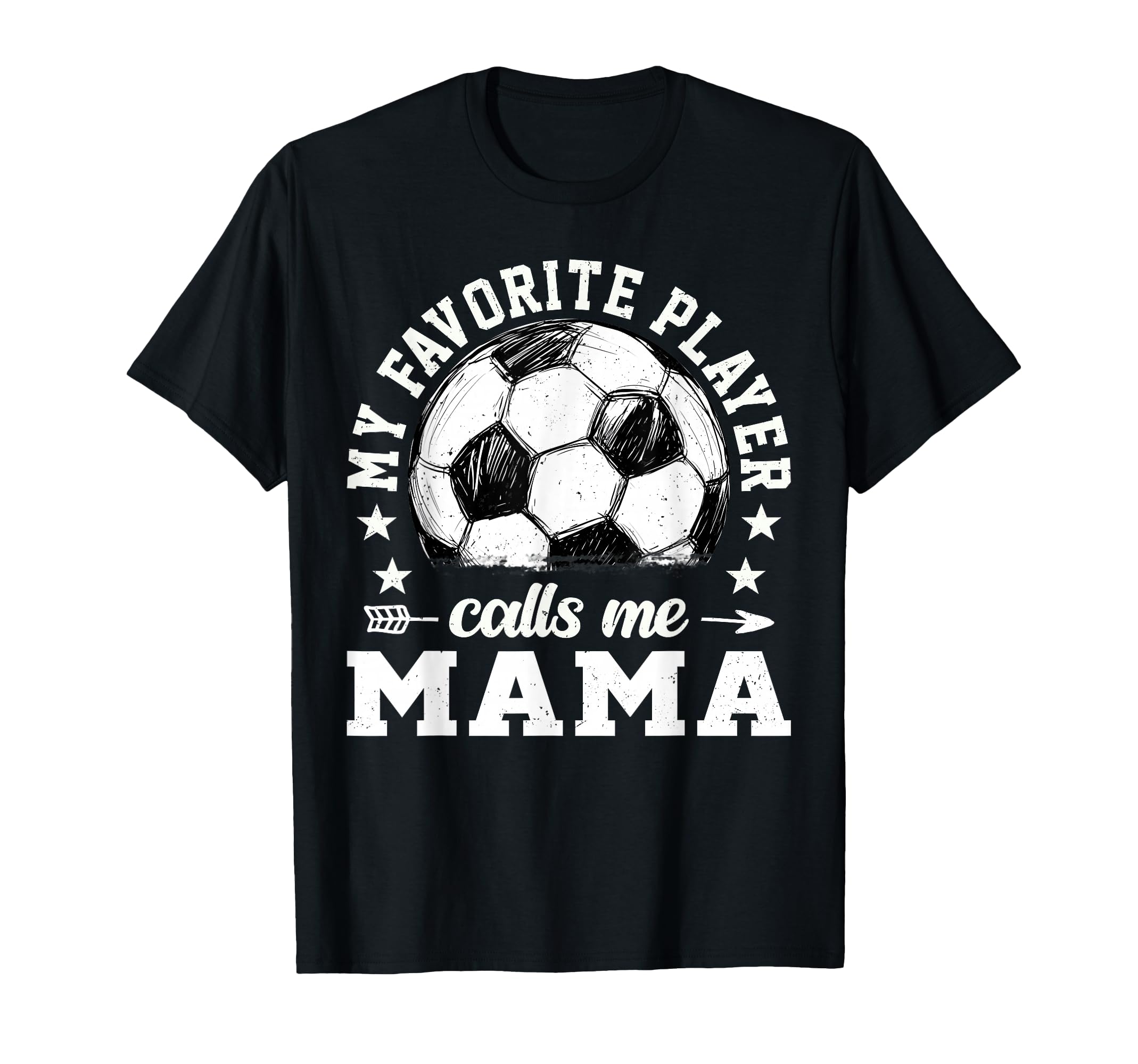 Soccer Player My Favorite Player Calls T-Shirt - Graphic Print for Adults