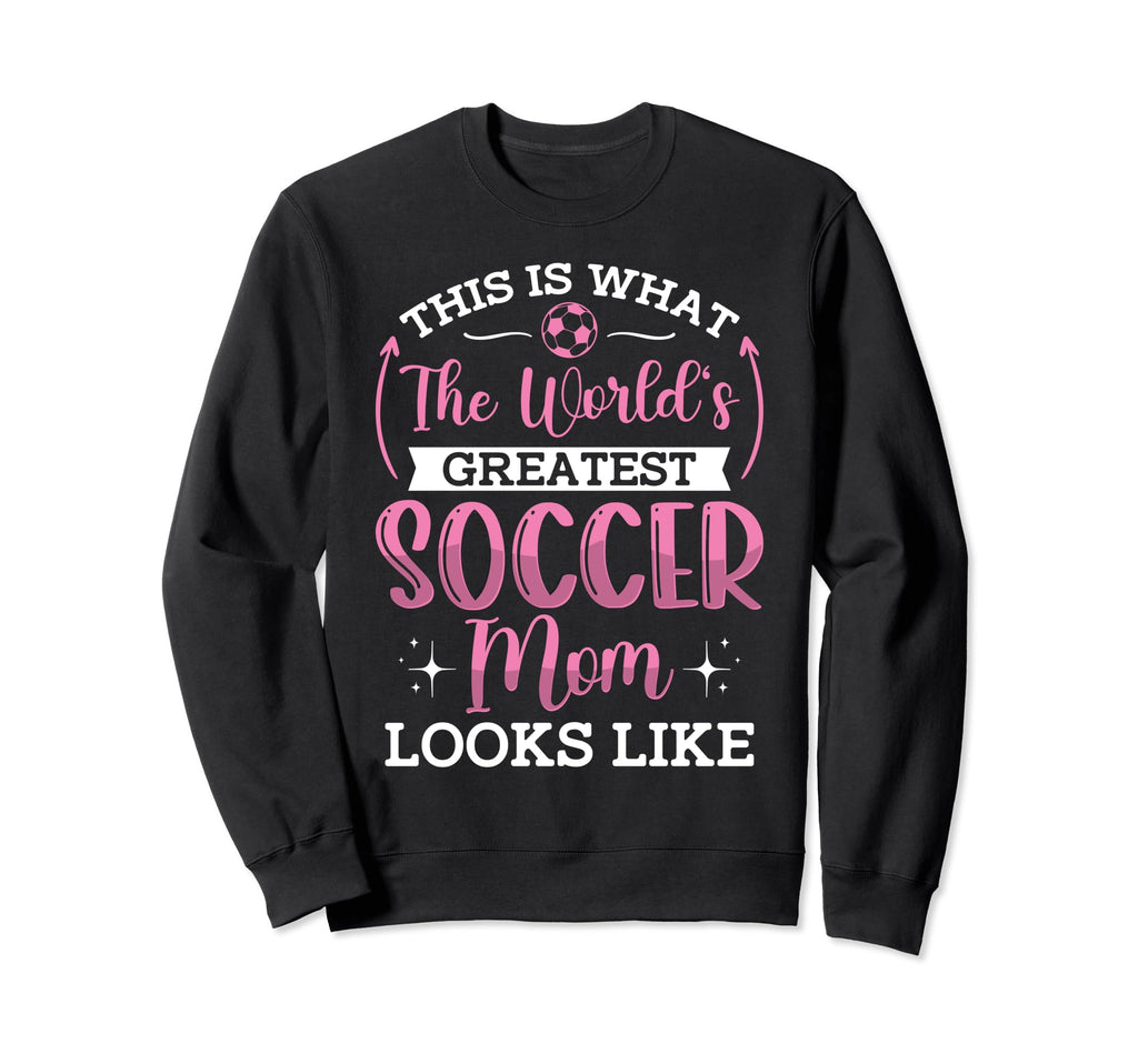 Soccer Mom This Is What Basketball Mom Sweatshirt - Graphic Print Unisex