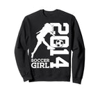 12Th Birthday Soccer 2014 Sweatshirt - Graphic Print Unisex