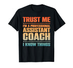 Assistant Coach Softball Baseball T-Shirt - Custom Art Print Men Women