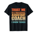 Assistant Coach Softball Baseball T-Shirt - Minimalist Print Men Women