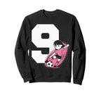 9 Soccer Birthday Gift Soccer Fan Sweatshirt - Casual Everyday Wear Unisex