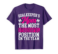 Goalkeepers Mom Mothers Day Sport T-Shirt - Novelty Apparel for Adults