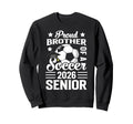 Proud Brother Soccer Senior 2026 Sweatshirt - Unique Graphic Men Women