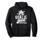 Hockey Goalie Aunt So Loud So Proud Hoodie - Streetwear Style for Adults