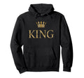 King Gold Crown Birthday Gift Hoodie - Aesthetic Graphic Men Women