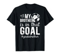 Proud Soccer Goalie Brother Soccer T-Shirt - Minimalist Print Men Women