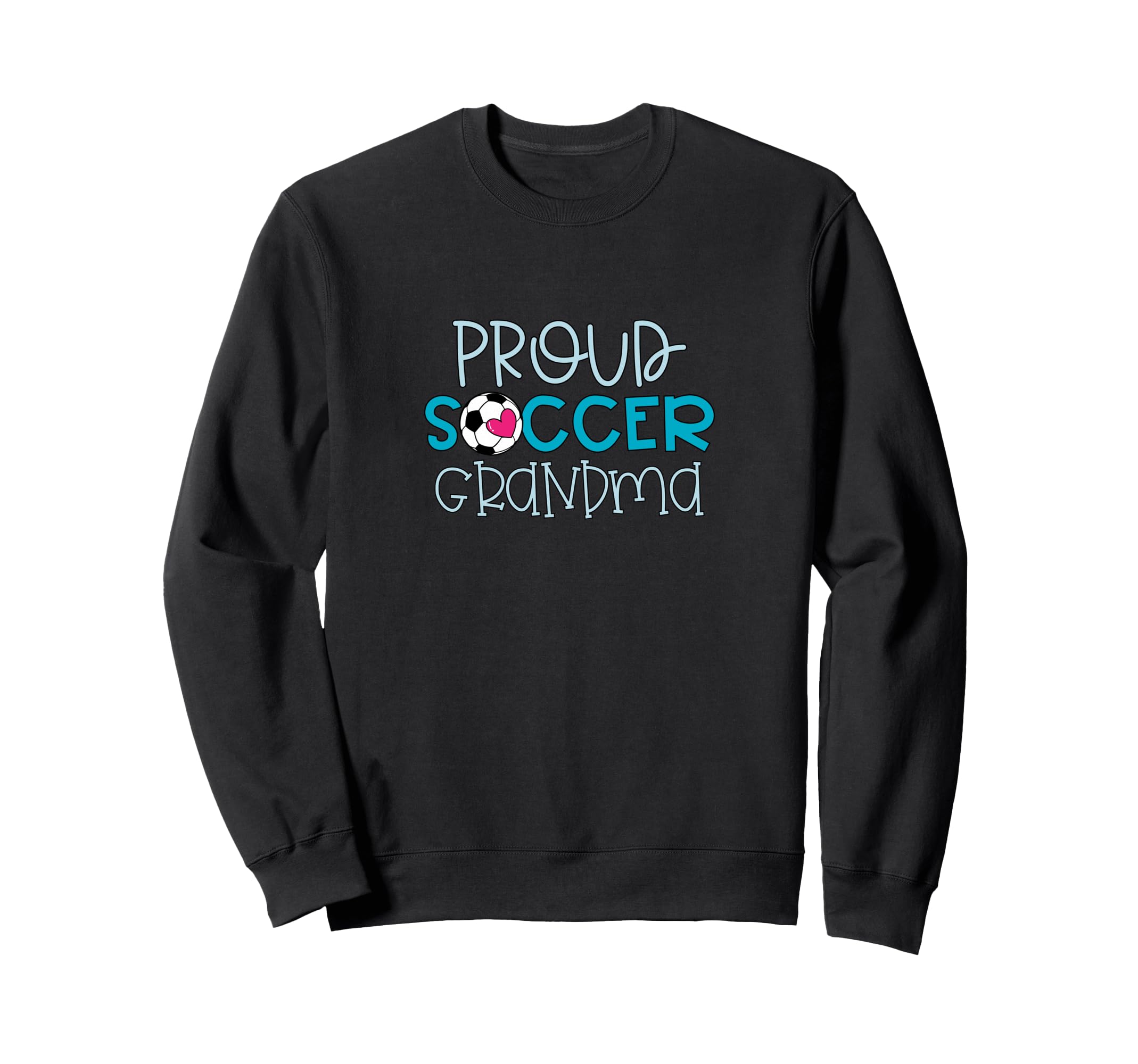 Proud Soccer Grandma Soccer Ball And Sweatshirt - Trendy Graphic Unisex