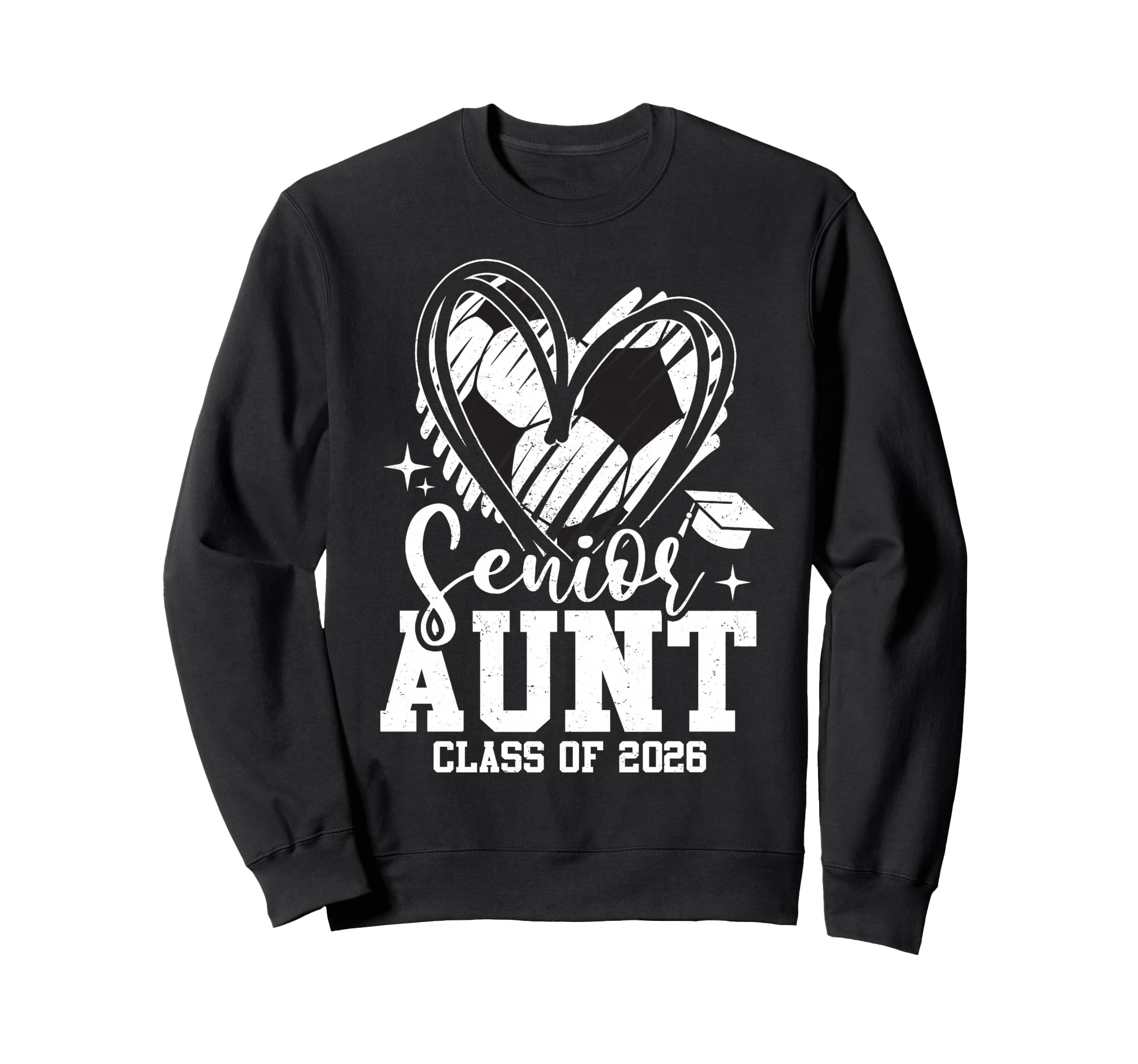 Senior Aunt Class 2026 Soccer Sweatshirt - Novelty Apparel Unisex