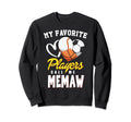 My Favorite Players Baseball Sweatshirt - Custom Art Print for Adults
