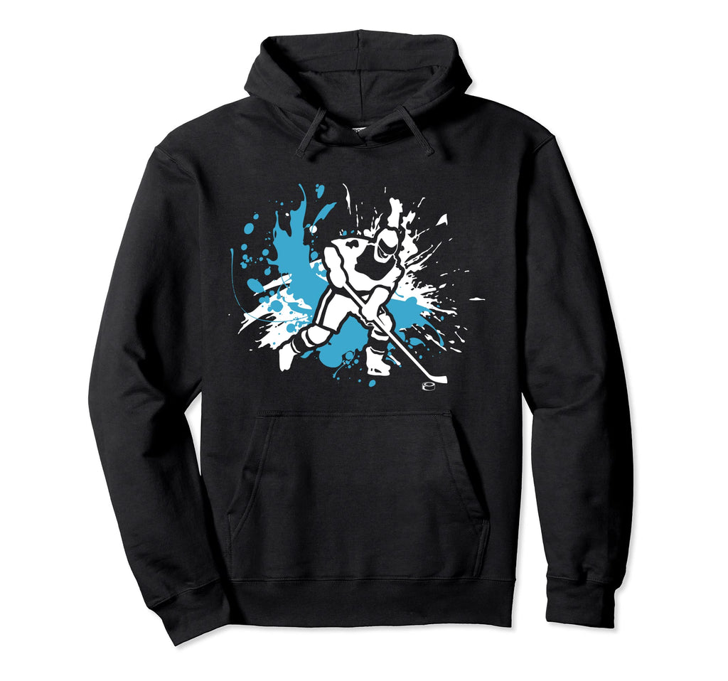 Ice Hockey Goalie Player Coach Winter Sport Hoodie - Unique Graphic Unisex