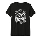 Mens Proud Soccer Step Dad Soccer T-Shirt - Novelty Apparel Men Women