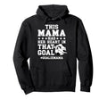 Proud Soccer Goalie Mama Soccer Hoodie - Graphic Print for Adults