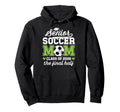 Soccer Senior Mom Class 2026 Soccer Hoodie - Minimalist Print for Adults