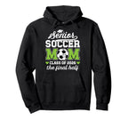 Soccer Senior Mom Class 2026 Soccer Hoodie - Minimalist Print for Adults