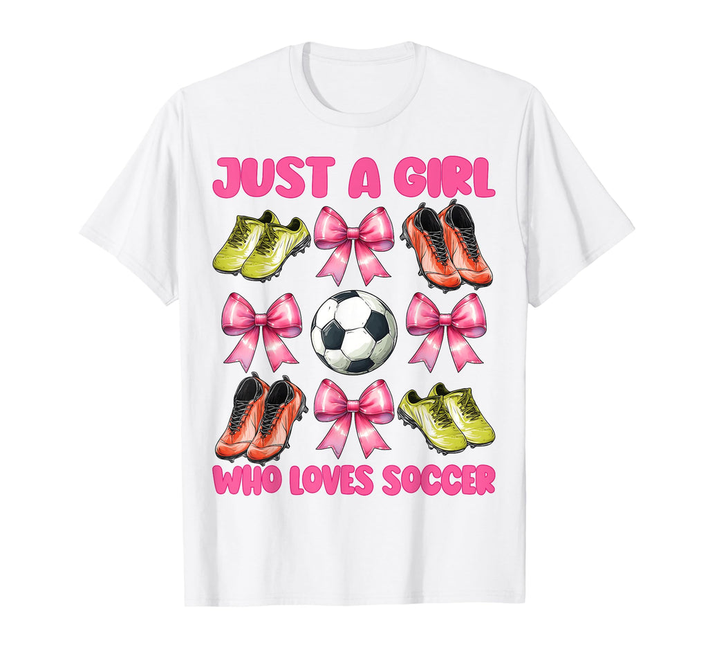 Just Who Loves Soccer Mom Mothers Day T-Shirt - Custom Art Print Unisex
