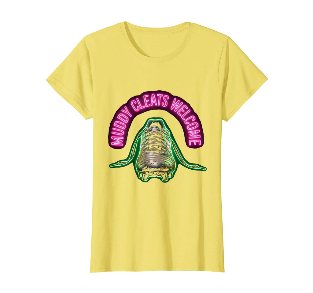 Muddy Cleats Welcome Soccer Mom T-Shirt - Unique Graphic Unisex