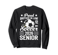 Proud Brother Law Soccer Senior Sweatshirt - Fun Novelty Design Unisex