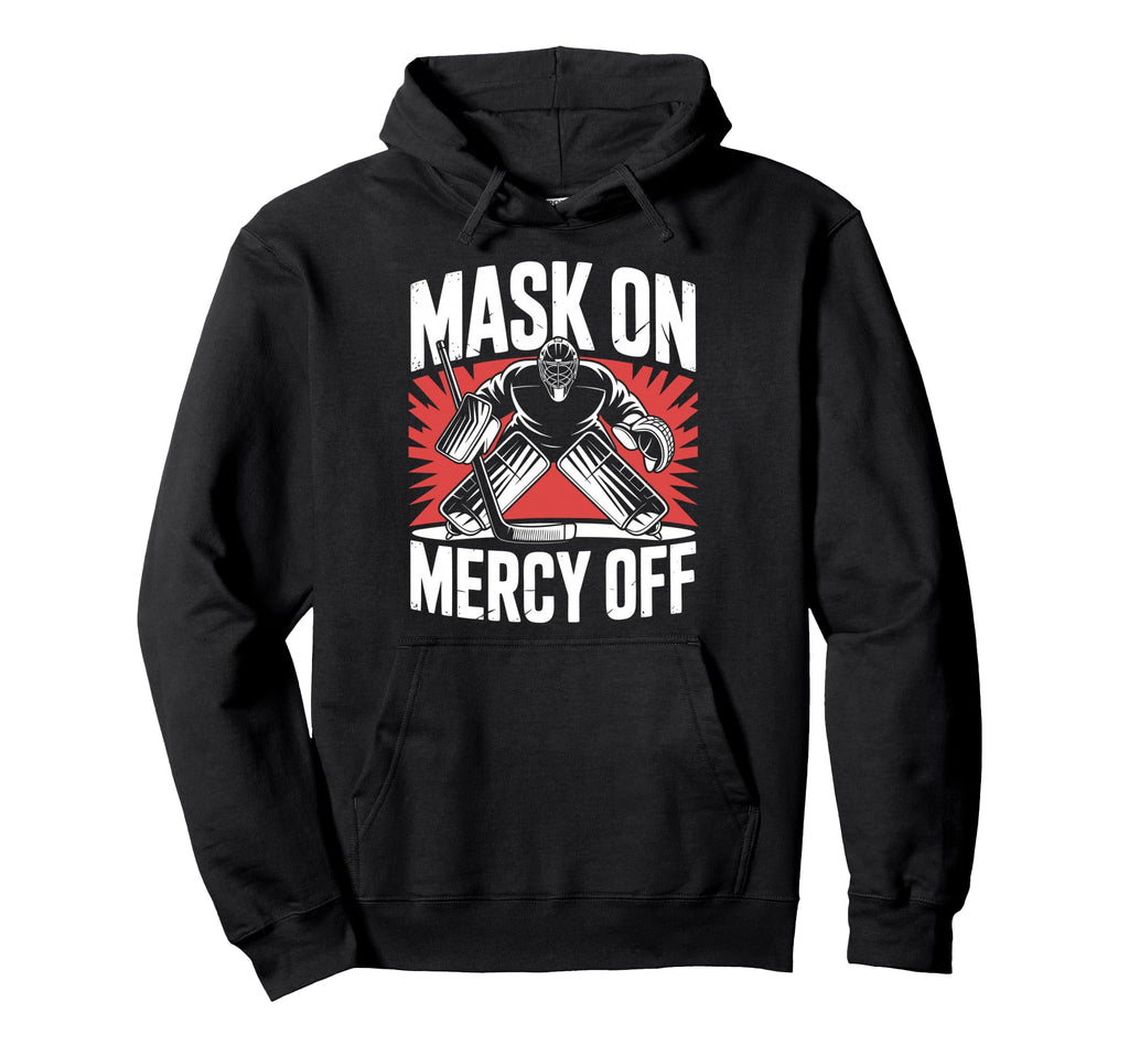 Hockey Goalie Mask Ice Hockey Goalkeeper Hoodie - Unique Graphic for Adults
