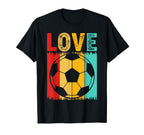 Love Soccer T-Shirt - Custom Art Print for Adults