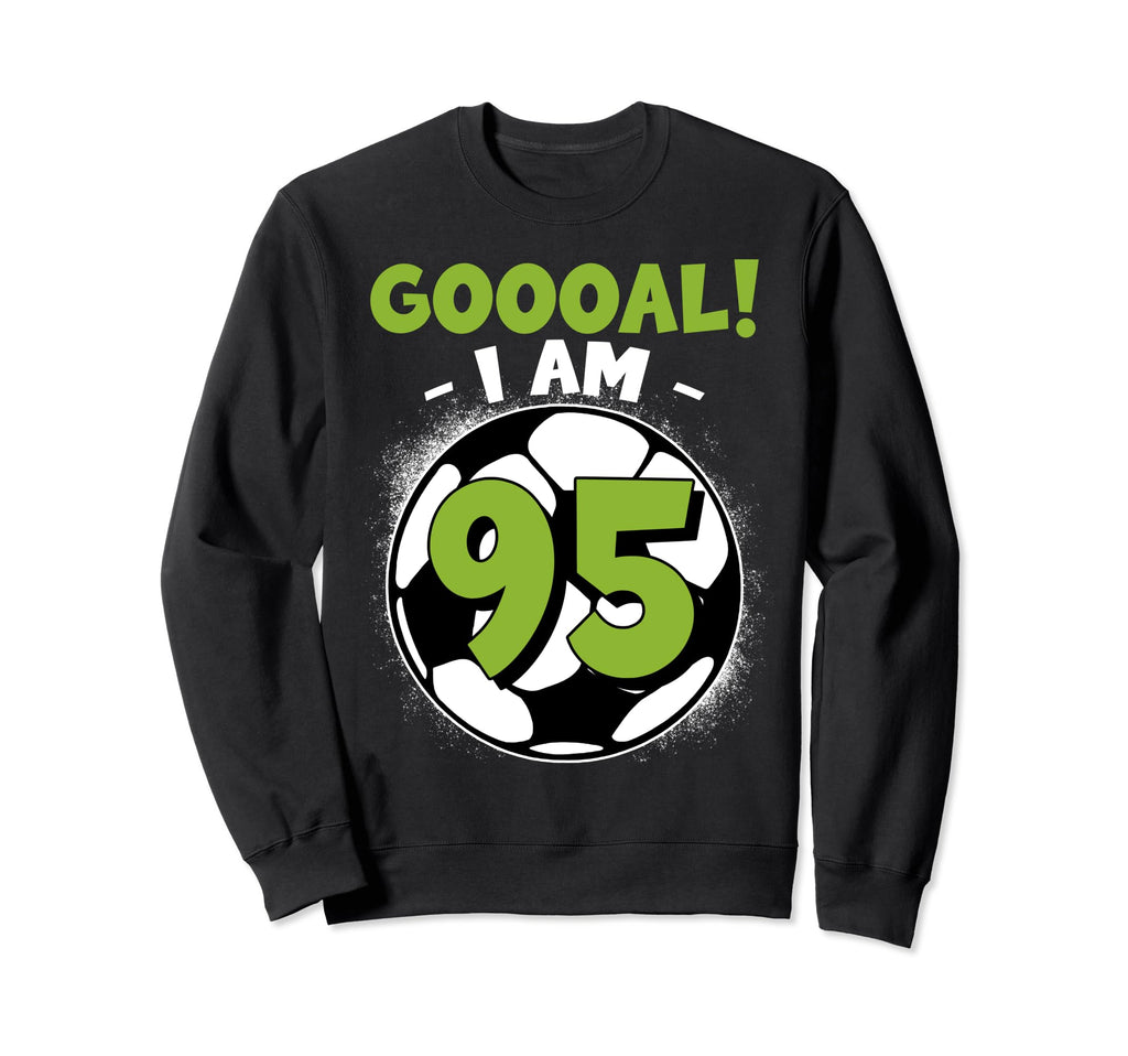 95 Year Old Birthday Soccer Sweatshirt - Streetwear Style for Adults
